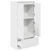 vidaXL Armario con caj&oacute;n blanco 55,5x34x119,5 cm Madera de ingenier&iacute;a