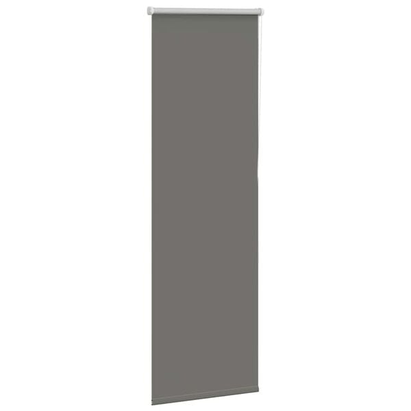 vidaXL Estor Enrollable Opaco gris 55x150 cm Tela Ancho 50,7 cm