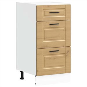 vidaXL Mueble bajo de cocina porto roble artesano madera reconstituida