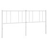 vidaXL Cabecero de repuesto de metal blanco 193 cm
