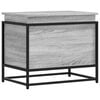 vidaXL Caja de almacenaje con tapa madera gris Sonoma 60x40x51,5 cm
