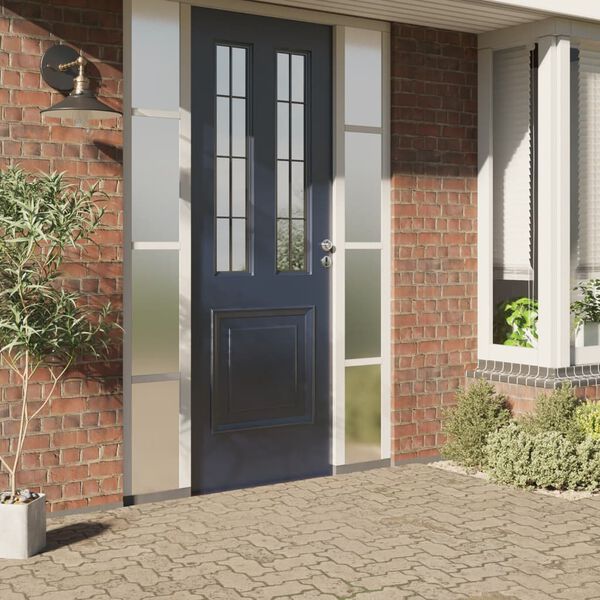 vidaXL Pel&iacute;cula solar est&aacute;tica efecto reflectante plateado 90x1000 cm