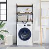 vidaXL Estante para lavadora Roble artesanal 67 x 25 x 163 cm