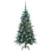 vidaXL &Aacute;rbol de Navidad artificial con ramas articuladas Verde 120 cm