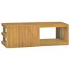 vidaXL Armario de ba&ntilde;o de pared madera maciza de teca 90x40x30 cm