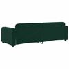 vidaXL Sof&aacute; cama sin colch&oacute;n terciopelo verde oscuro 80x200 cm