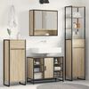 vidaXL Gabinete de Ba&ntilde;o Sonoma 40 x 30 x 100 cm Madera contrachapada