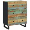 vidaXL Aparador de madera maciza reciclada 60x33x75 cm