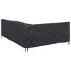 vidaXL Funda para muebles Negro 260 x 210 x 80 cm Tela Oxford 210D