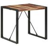 vidaXL Mesa de comedor madera maciza 80x80x75 cm