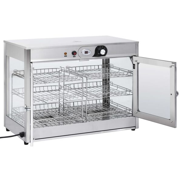 vidaXL Calientaplatos Gastronorm el&eacute;ctrico acero inoxidable 1200 W