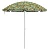 vidaXL Parasol de playa Camuflaje 161 x 193 cm Poliéster