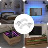 vidaXL Clips de tira LED 2 pcs Transparente 23,8 x 7,3 x 4,3 mm