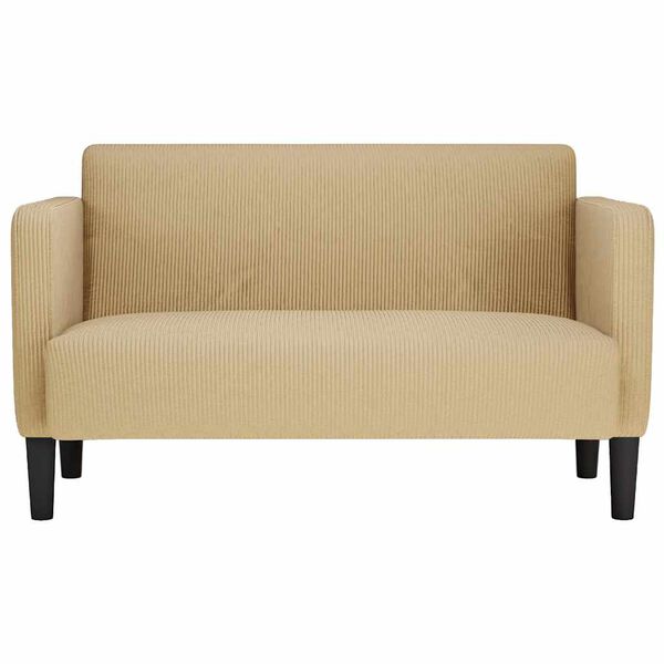 vidaXL Sof&aacute; Loveseat gris verdoso 109 cm tejido de pana