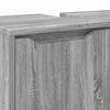 vidaXL Armario para lavabo de ba&ntilde;o Manual Gris Sonoma 60 x 30 x 60 cm
