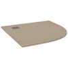vidaXL Plato de ducha SMC marr&oacute;n 90x90 cm