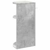 vidaXL Mesa Auxiliar Gris Concreto 29,6 x 29,6 x 60 cm