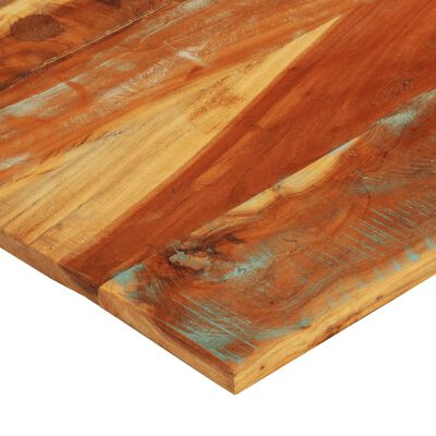 vidaXL Tablero de mesa rectangular madera maciza 70x80 cm 25-27 mm
