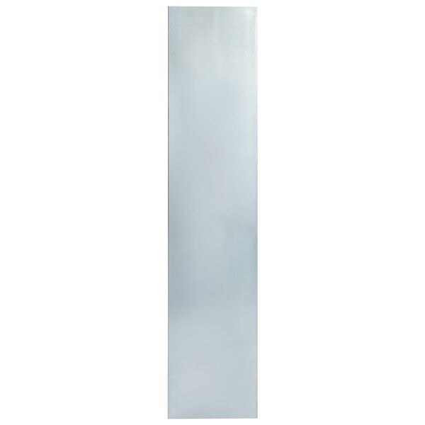 vidaXL Vallas para caracoles 4 uds acero galvanizado 150x7x25cm 0,7mm