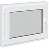 vidaXL Ventana de s&oacute;tano RISOR 80 x 60 cm PVC y vidrio Gris antracita