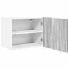 vidaXL Mueble colgante con puerta 2 pcs Gris Sonoma y 50 x 31 x 40 cm