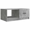vidaXL Mesa de Caf&eacute; Gris Hormig&oacute;n 90 x 50 x 37 cm Madera de Ingenier&iacute;a