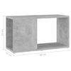 vidaXL Mueble de TV madera de ingenier&iacute;a gris hormig&oacute;n 60x24x32 cm