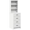 vidaXL Alacena Blanco 40 x 41 x 135 cm Madera de ingenier&iacute;a