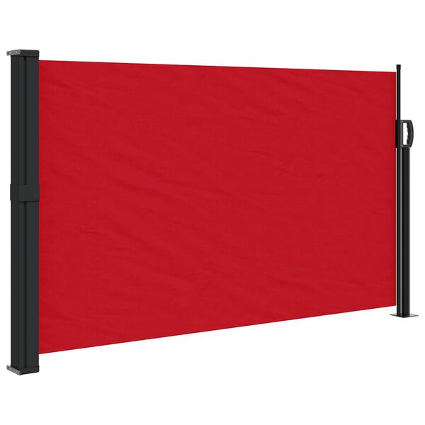 vidaXL Toldo lateral retr&aacute;ctil rojo 117x300 cm