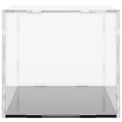 vidaXL Caja de exposición acrílico transparente 30x15x14 cm