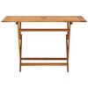 vidaXL Juego de comedor de jard&iacute;n 5 piezas madera maciza de acacia