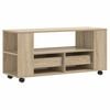 vidaXL Mueble para TV madera de ingeniería roble Sonoma 102x34,5x43 cm