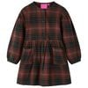 vidaXL Vestido infantil de manga larga color co&ntilde;ac 92