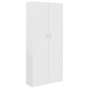 vidaXL Librer&iacute;a de madera de ingenier&iacute;a blanco 82,5x30,5x185,5 cm
