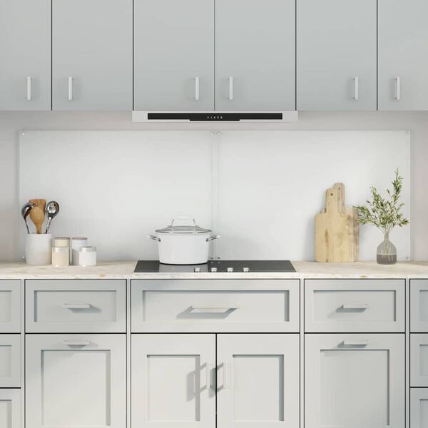 vidaXL Salpicadero de cocina 2 pcs Transparente 90 x 60 cm