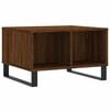 vidaXL Mesa de centro madera contrachapada marr&oacute;n roble 60x50x36,5 cm