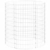 vidaXL Compostador de jard&iacute;n acero galvanizado &Oslash;100x100 cm