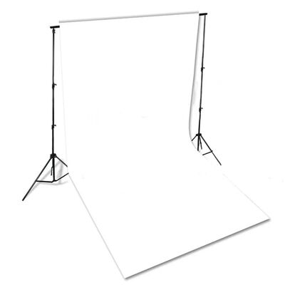 vidaXL Telón de fondo para fotografía algodón blanco 600x300 cm
