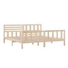 vidaXL Estructura de cama de madera maciza 200x200 cm