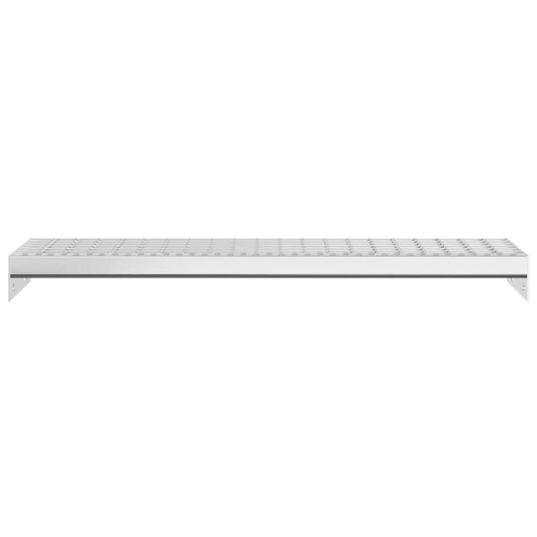 vidaXL Pelda&ntilde;o de rejilla acero galvanizado 80x24x7 cm