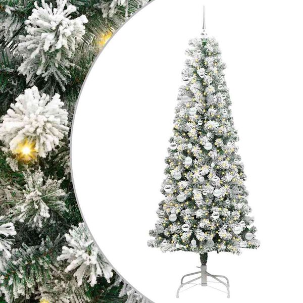 vidaXL &Aacute;rbol de Navidad artificial con ramas articuladas 210 cm