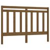 vidaXL Cabecero de cama madera maciza de pino marr&oacute;n miel 126x4x100 cm