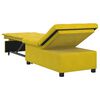 vidaXL Sof&aacute; cama Amarillo 194 x 67 x 82 cm Terciopelo
