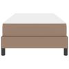 vidaXL Estructura de cama con colch&oacute;n Capuchino 90 x 190 cm tela