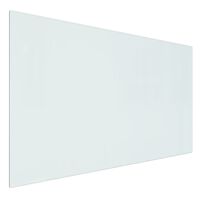 vidaXL Placa de vidrio para chimenea rectangular 100x60 cm