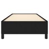vidaXL Estructura de cama sin colchón tela negro 90x190 cm