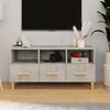 vidaXL Mueble de TV madera de ingeniería gris hormigón 102x36x50 cm