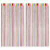 vidaXL Cortinas de tiras 2 uds multicolor 100x250 cm