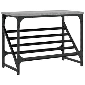vidaXL Zapatero madera de ingenier&iacute;a gris Sonoma 60x30x45 cm