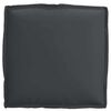 vidaXL Coj&iacute;n 4 pcs Negro 40 x 40 x 8 cm Tela Oxford